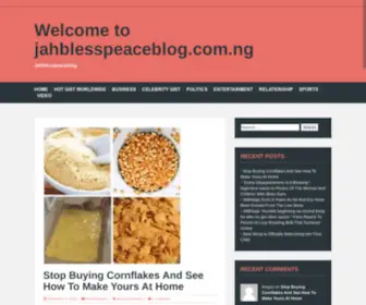 Jahblesspeaceblog.com.ng(Jahblesspeaceblog Welcome to) Screenshot