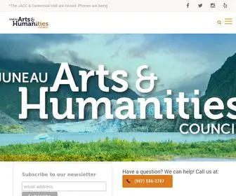 Jahc.org(The Juneau Arts and Humanities Council) Screenshot