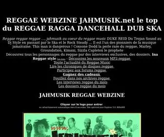 Jahmusik.net(REGGAE reggae RAGGA DUB) Screenshot