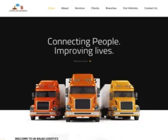 Jaibalajilogistics.in(Jai Balaji Logistics) Screenshot