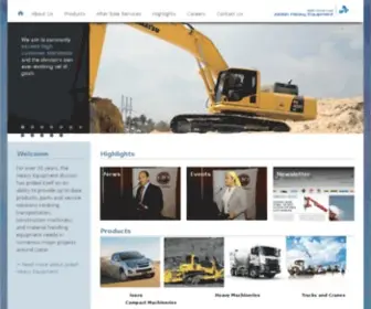 Jaidahhed.com(Jaidah Heavy Equipment) Screenshot