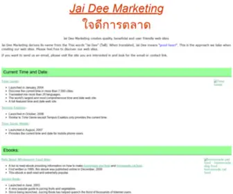 Jaideemarketing.com(Jai Dee Marketing) Screenshot