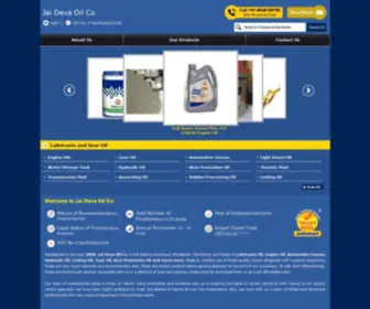 Jaidevaoilco.com(Jai Deva Oil Co) Screenshot