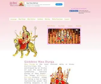 Jaidevimaa.com(Goddess Maa Durga and Vaishno Devi Top Website of all Goddess) Screenshot
