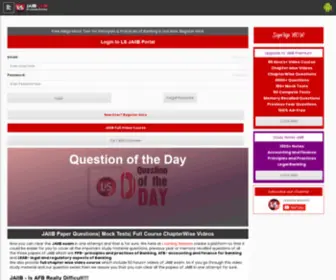 Jaiibcaiiblive.com(JAIIB Exam Videos Study Material Questions) Screenshot