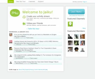 Jaiku.com(Your Conversation) Screenshot