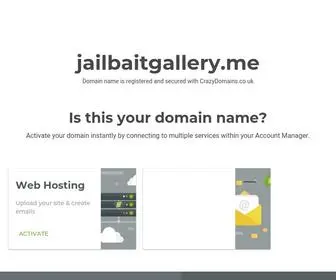 Jailbaitgallery.me(This domain name) Screenshot