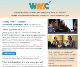 Jailbreakcon.com(JailbreakCon (WWJC) 2015) Screenshot