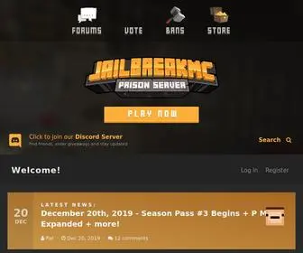 Jailbreakmc.com(Home) Screenshot