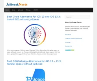 Jailbreaknerds.com(Jailbreak Nerds) Screenshot