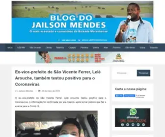 Jailsonmendes.com.br(O mais acessado e comentado da Baixada Maranhense) Screenshot