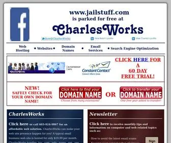 Jailstuff.com(CharlesWorks web hosting web sites domain names like Search Engine Optimization SEO Peterborough NH) Screenshot