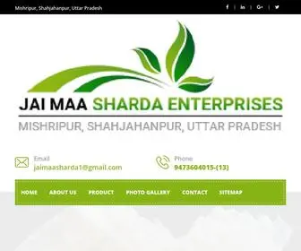 Jaimaashardaenterprises.in(Organic Manure) Screenshot