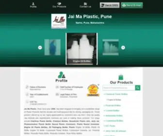 Jaimaplastic.co.in(Chemical Plastic Bottles and Pesticide Bottles Manufacturer) Screenshot