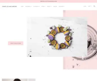 Jaimelesmacarons.co.nz(J'aime Les Macarons) Screenshot