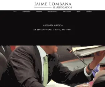 Jaimelombanaabogados.com(jaimelombanaabogados) Screenshot