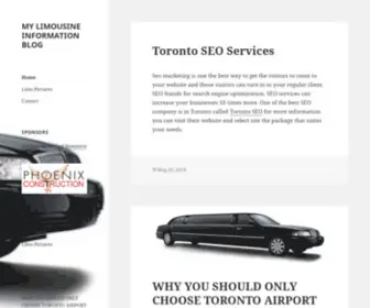 Jaimerangeley.com(MY LIMOUSINE INFORMATION BLOG) Screenshot