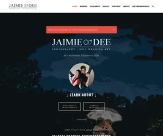 Jaimiedee.com(Atlanta Wedding Photographers) Screenshot
