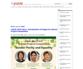 Jaims.org(What's new at JAIMS) Screenshot