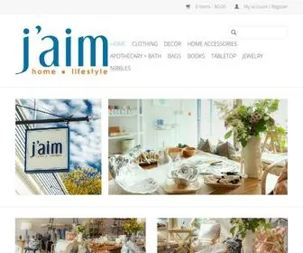 Jaimshoppe.com(J'aim) Screenshot