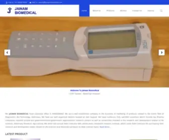 Jainambiomedical.com(Jainam Biomedical) Screenshot