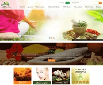 Jainayurvedic.com(Home ) Screenshot