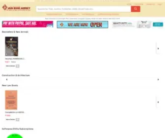 Jainbookagency.com(Books on Law and Business in India) Screenshot