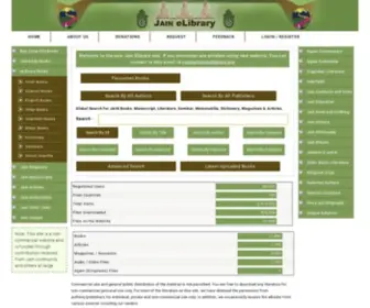 Jainelibrary.org(JAIN eLibrary) Screenshot
