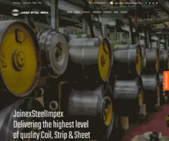 Jainexsteelimpex.com(Steel coil) Screenshot
