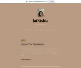 Jainishia.com(Lifestyle Entrepreneur) Screenshot