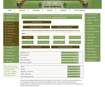 Jainlibrary.org(Jain Education) Screenshot