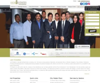 Jainoncor.com(Top Real Estate Agents in India) Screenshot