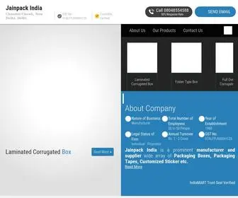 Jainpackindia.in(Jainpack India) Screenshot