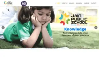 Jainpublicschools.org(Jain Public Schools) Screenshot