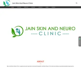 Jainskinandneuroclinic.com(Jain Skin And Neuro Clinic) Screenshot