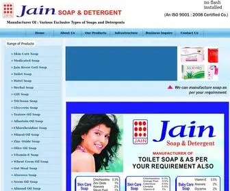 Jainsoap.com(Skin Care Soap) Screenshot