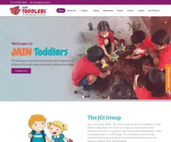 Jaintoddlers.com(Jain Toddlers) Screenshot