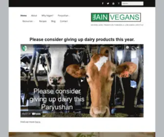 Jainvegans.org(Jain Vegans) Screenshot