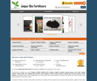 Jaipurbiofertilizers.com(Jaipur Bio Fertilizers) Screenshot