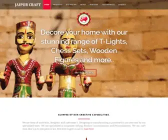 Jaipurcraft.com(Jaipur Craft) Screenshot