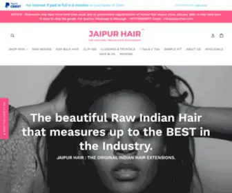 Jaipurhair.com(Raw Indian Hair) Screenshot