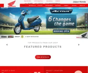Jaipurhonda.com(Jaipur Honda WebSite) Screenshot