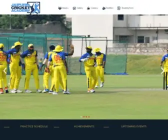 Jaipuriacricketacademy.com(Jaipuria Cricket Academy) Screenshot