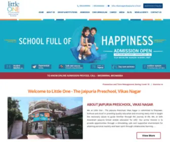 Jaipurialittleonevikasnagar.com(The Jaipuria Preschool) Screenshot