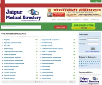 Jaipurmedicaldirectory.com(Best Doctors in Jaipur Rajasthan) Screenshot