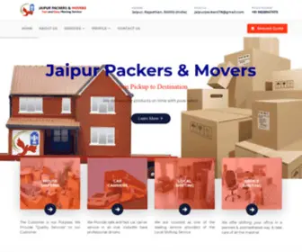 Jaipurpackersandmovers.com(Jaipur Packers and Movers) Screenshot