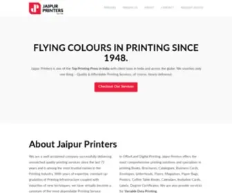 Jaipurprinters.com(Quality Printing Press in India) Screenshot