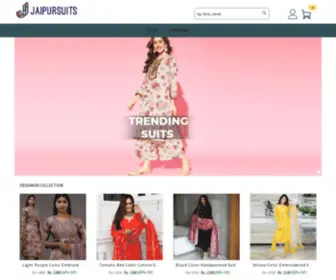Jaipursuits.com(Online shopping site for designer salwar) Screenshot