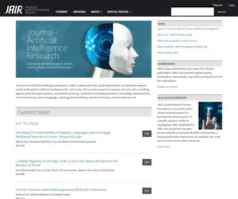 Jair.org(Journal of Artificial Intelligence Research) Screenshot