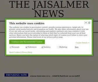 Jaisalmernews.com(नंबर 1 हिंदी समाचार पोर्टल) Screenshot